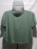 New Look sage green cropped T-shirt