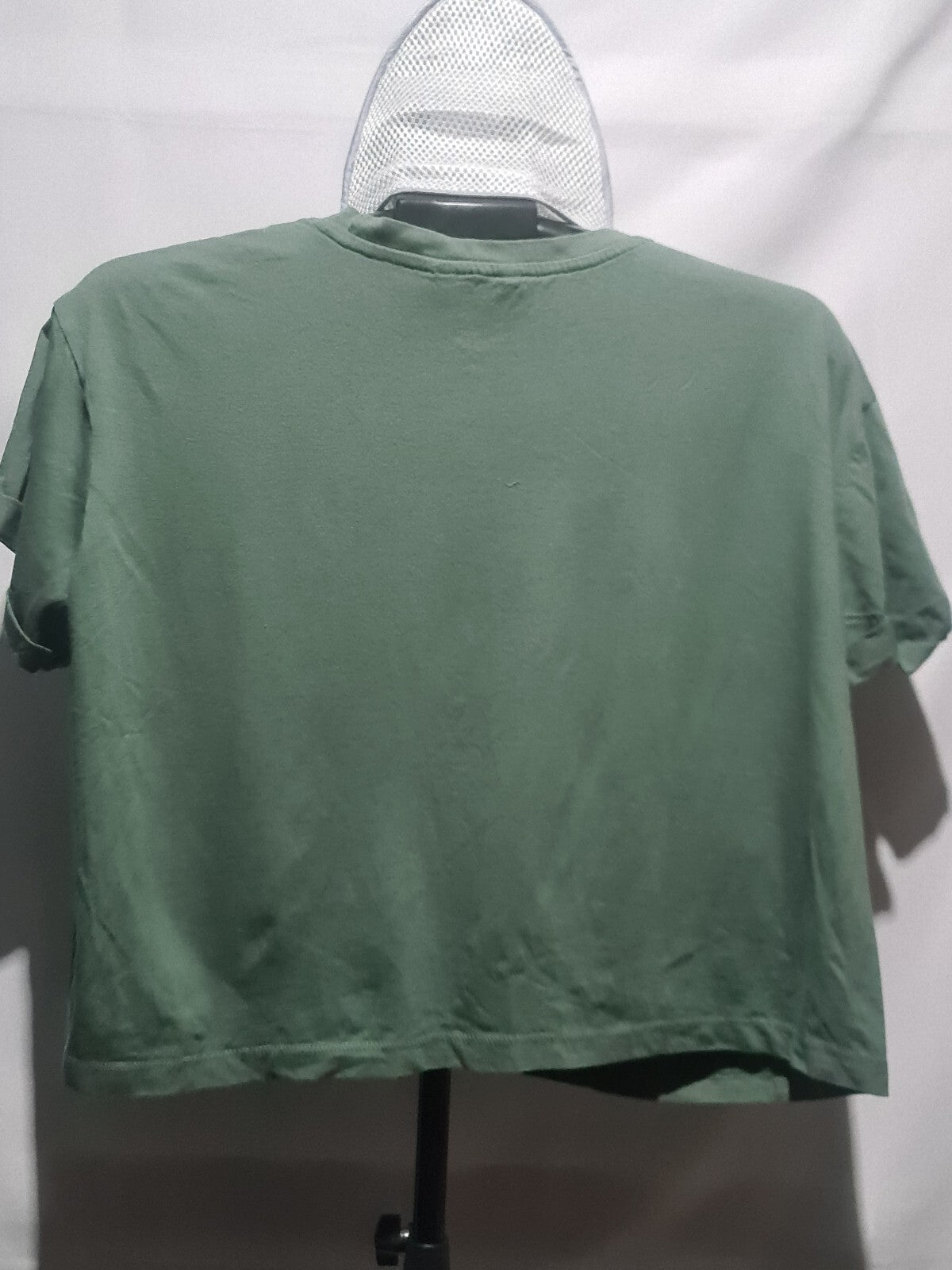 New Look sage green cropped T-shirt