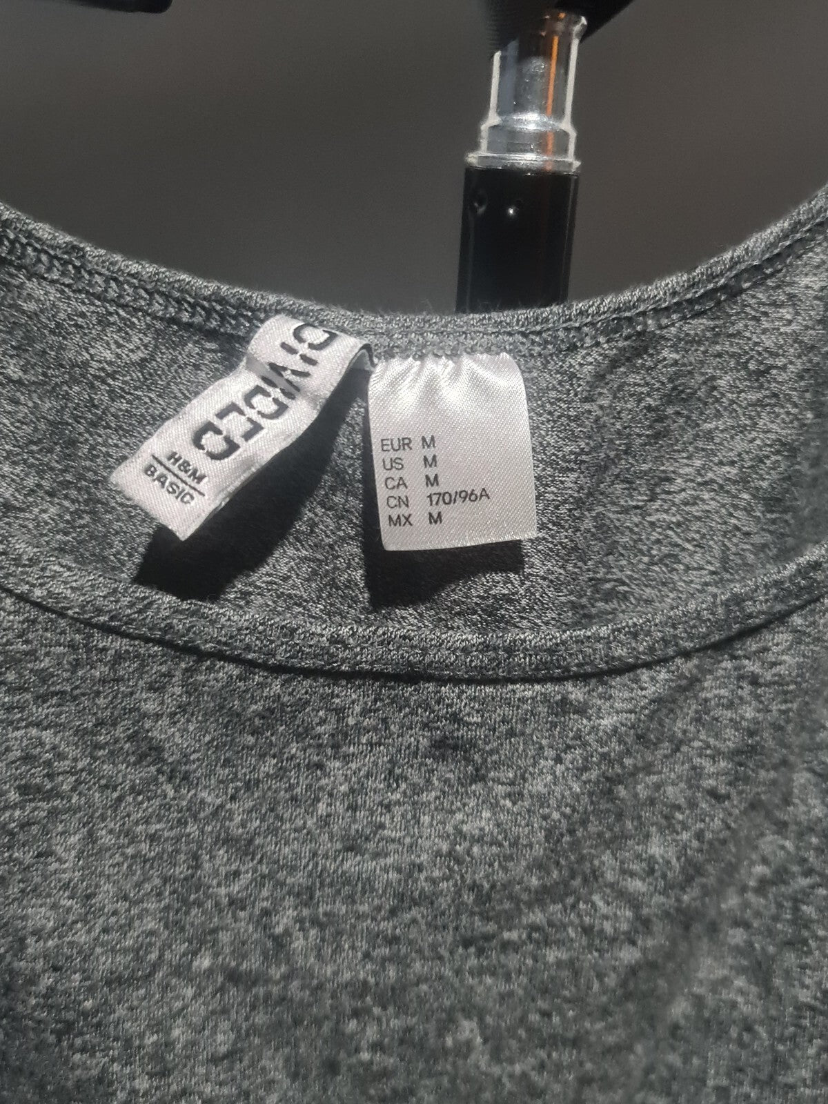 H&M gray racerback tank top