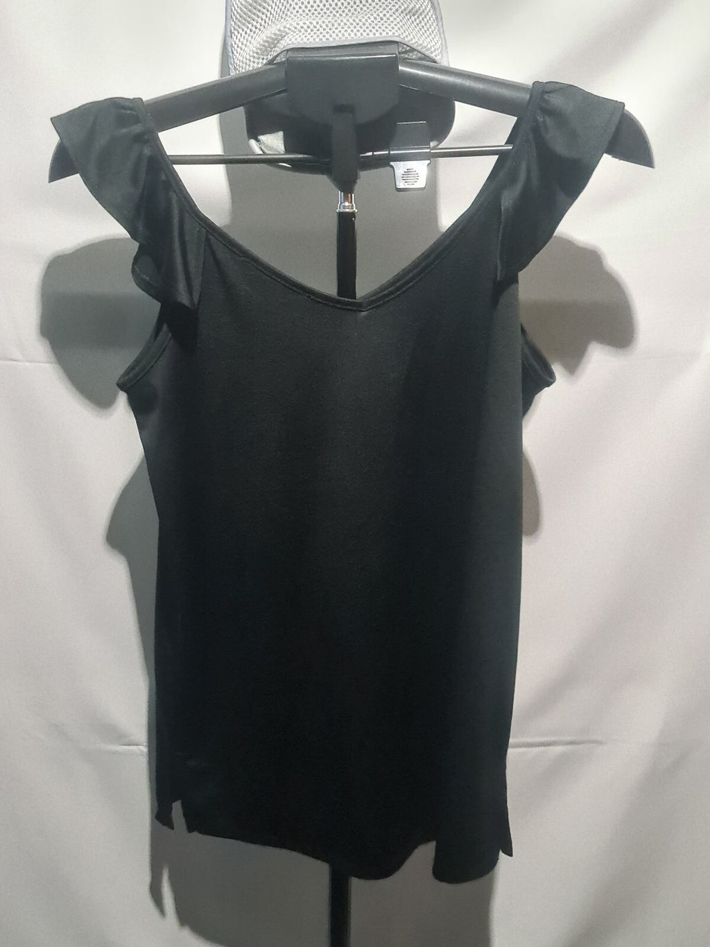 George black sleeveless top with shoulder bows