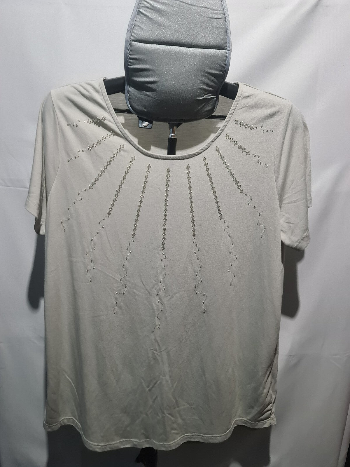 Next cream embellished T-shirt