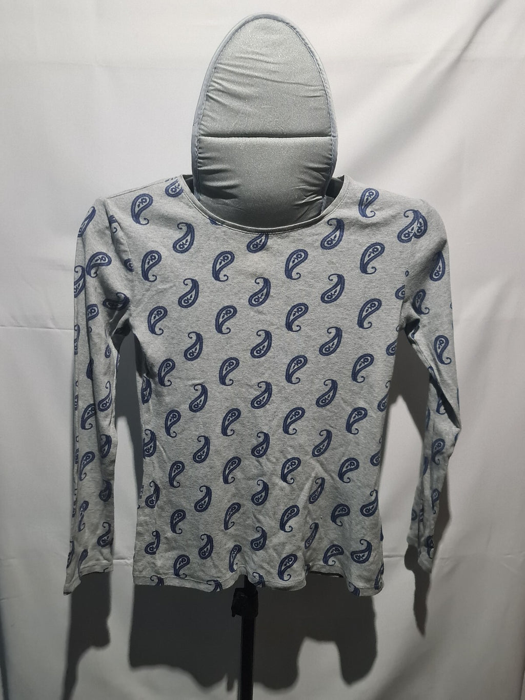 Papaya Perfect Tee grey paisley long sleeve top