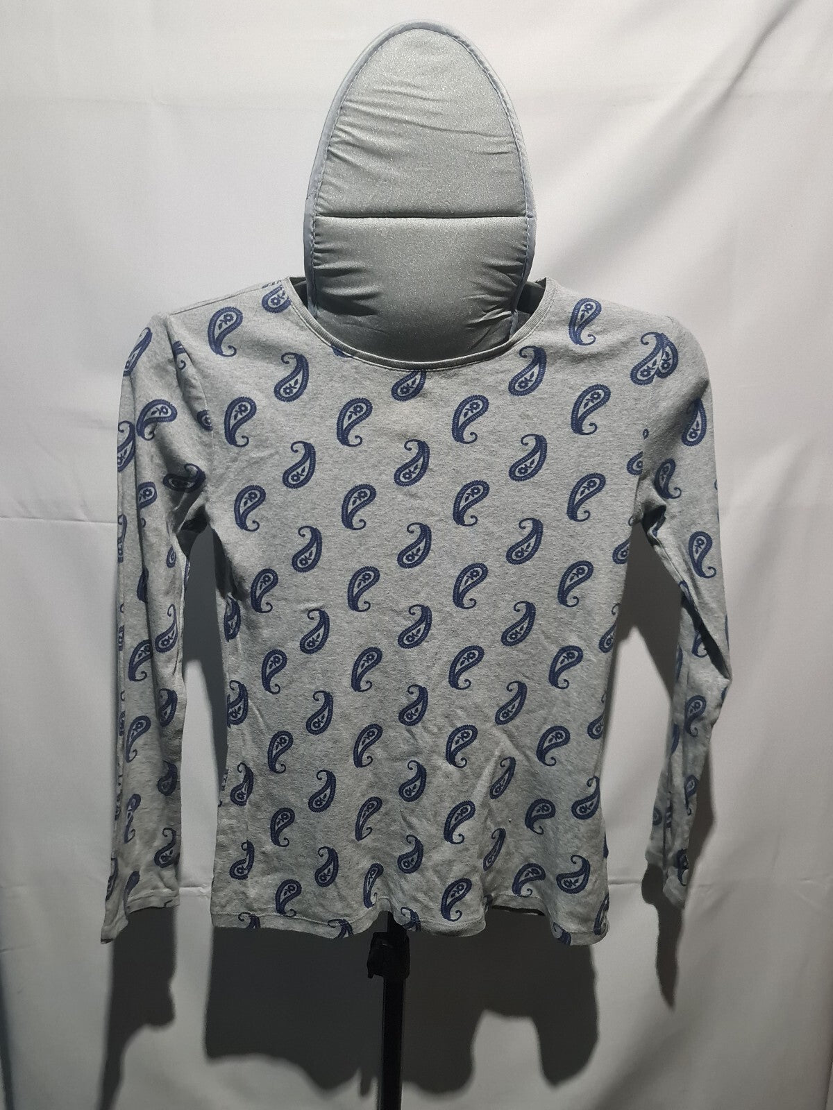 Papaya Perfect Tee grey paisley long sleeve top