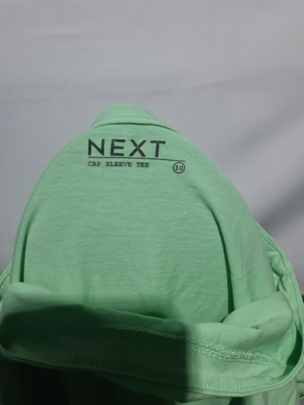 Next mint cap sleeve top
