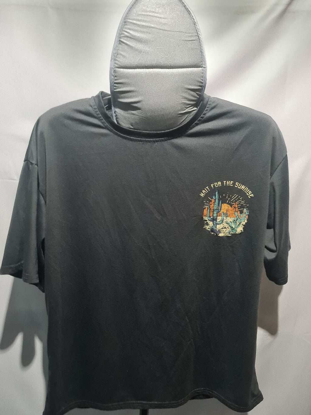 Shein charcoal graphic T-shirt