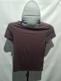 Primark burgundy short sleeve top