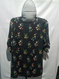 Petites by Dunnes black floral dress