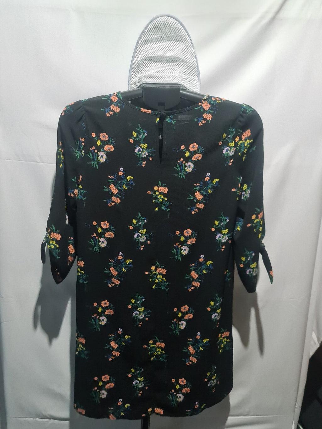 Petites by Dunnes black floral dress