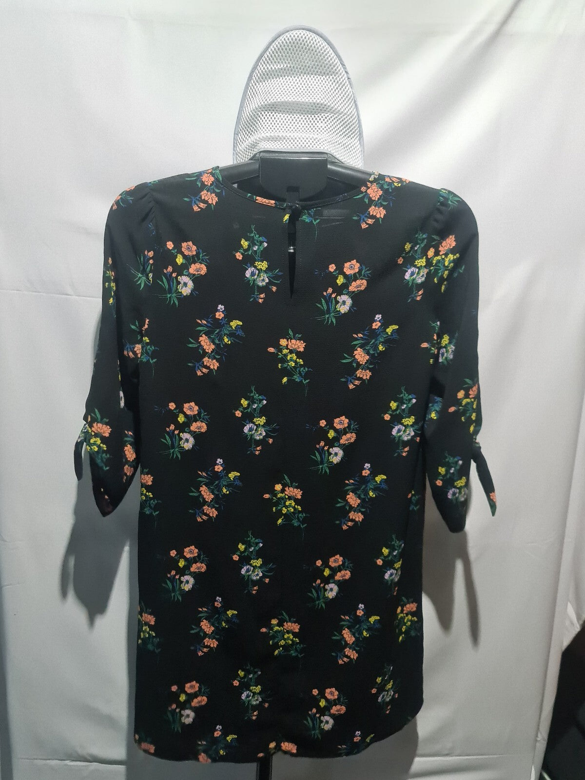 Petites by Dunnes black floral dress