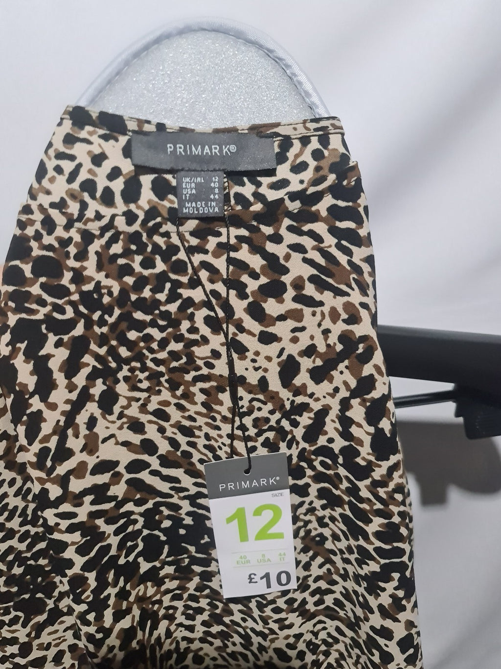 Primark leopard print 3/4 sleeve top