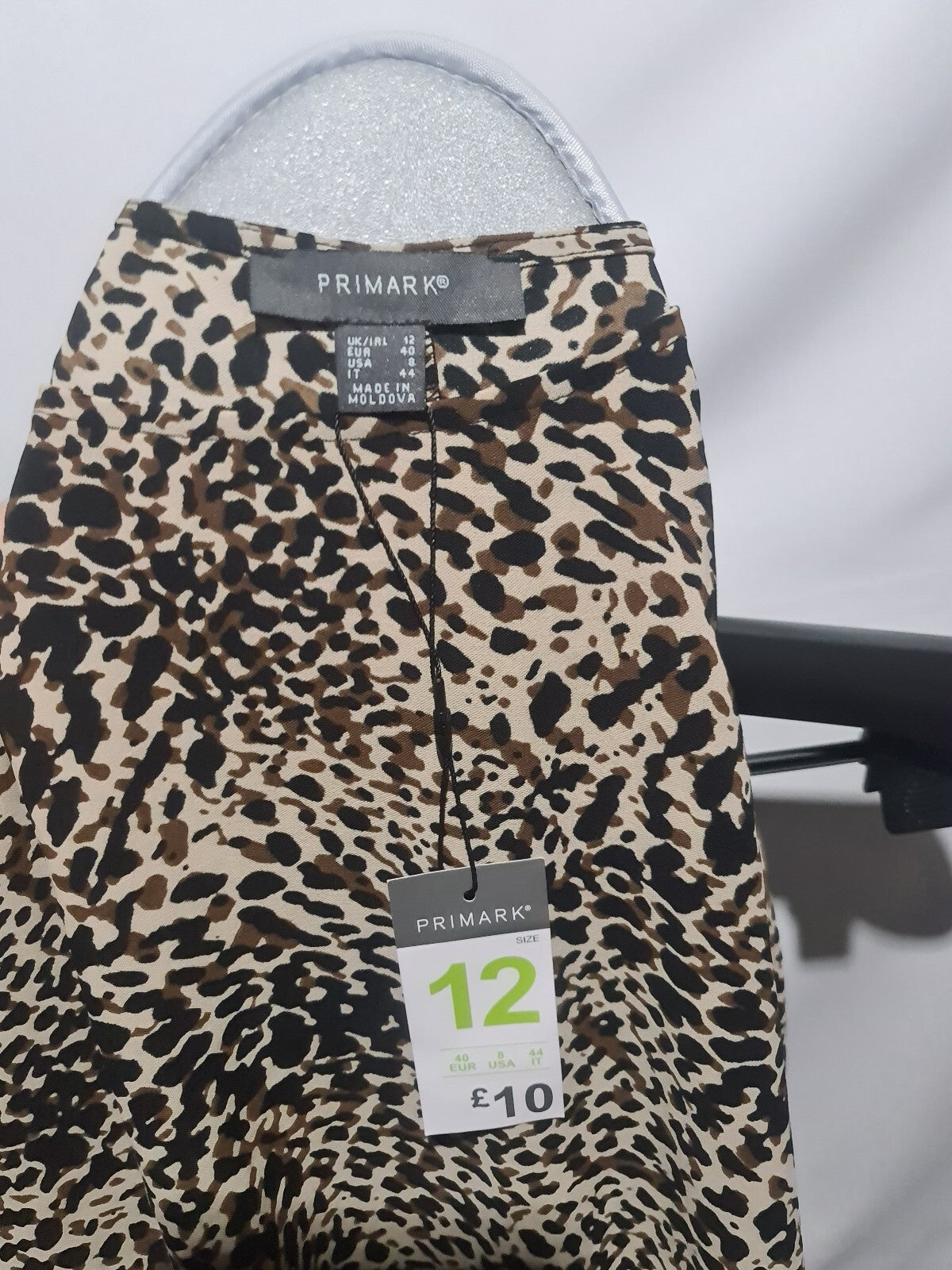 Primark leopard print 3/4 sleeve top