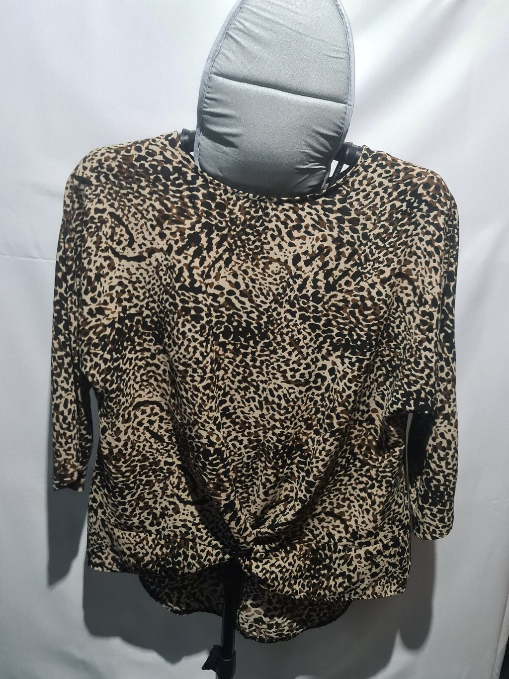 Primark leopard print 3/4 sleeve top