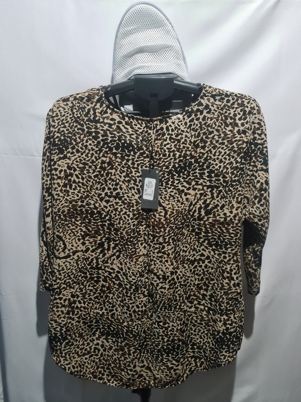 Primark leopard print 3/4 sleeve top