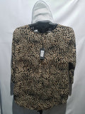 Primark leopard print 3/4 sleeve top
