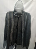 Paddocks black metallic open cardigan