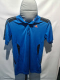 Adidas blue ClimaCool polo shirt