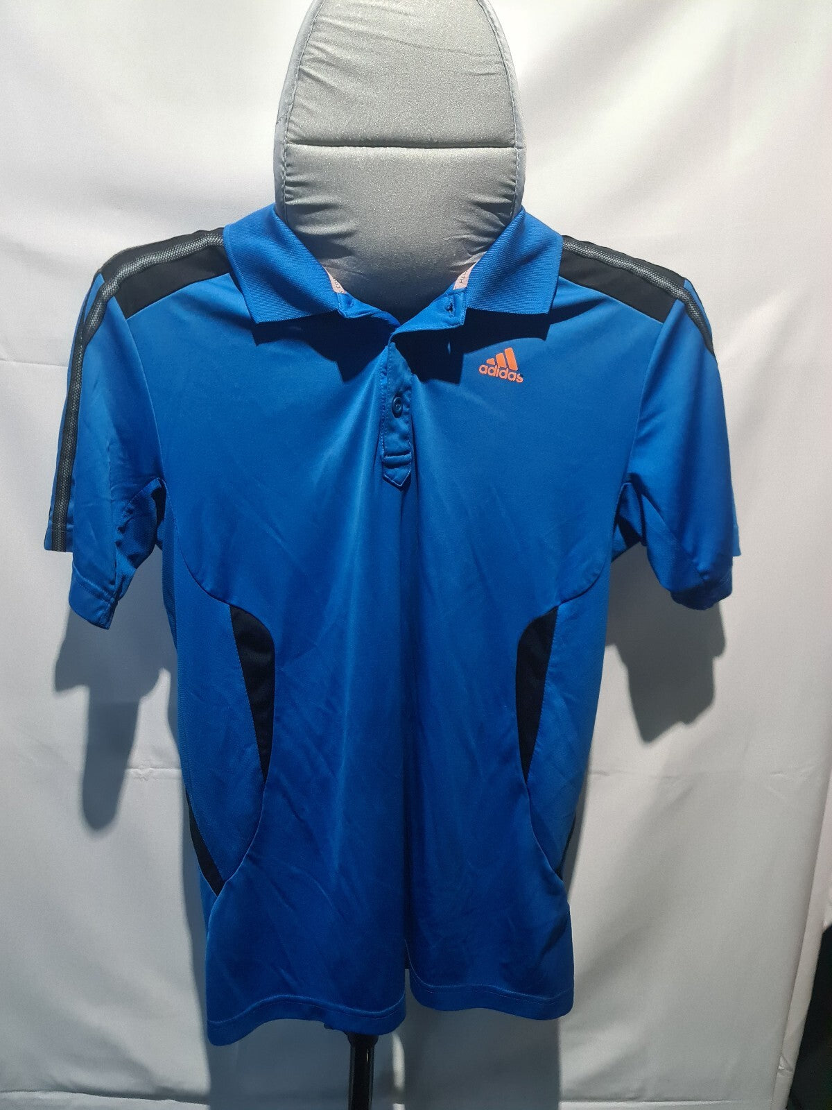 Adidas blue ClimaCool polo shirt