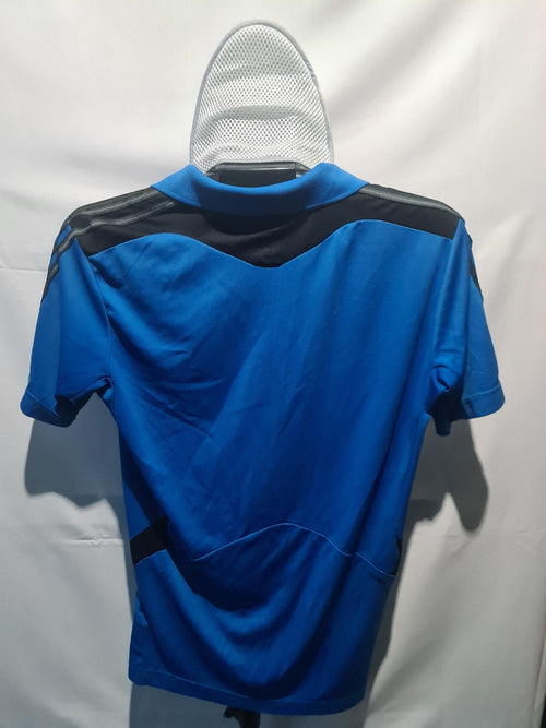 Adidas blue ClimaCool polo shirt