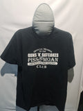 Black graphic band T-shirt
