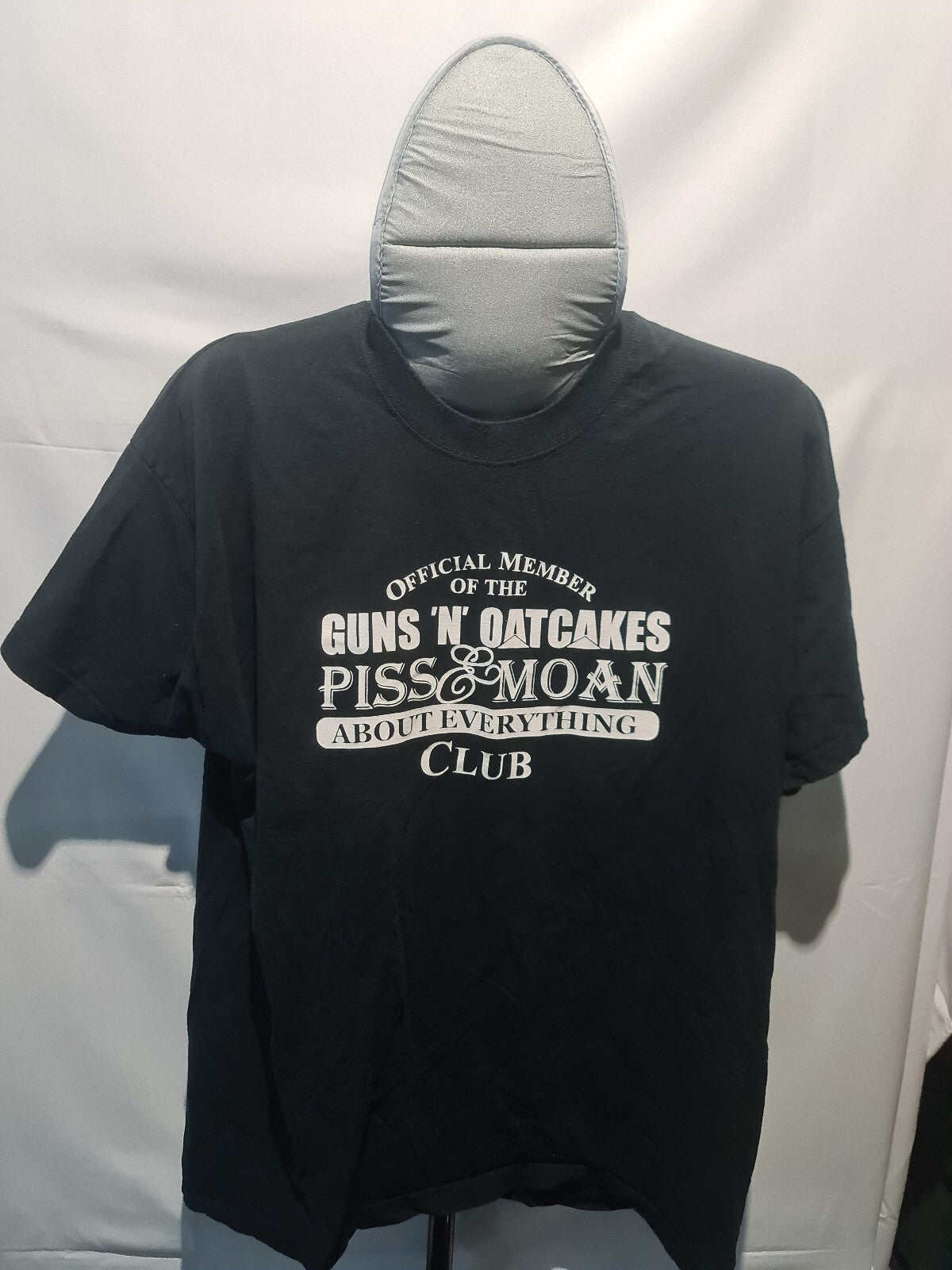 Black graphic band T-shirt