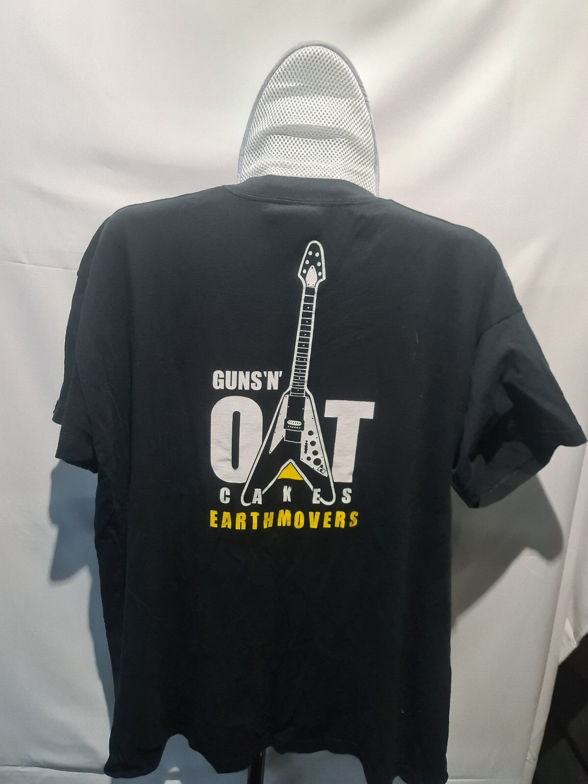 Black graphic band T-shirt