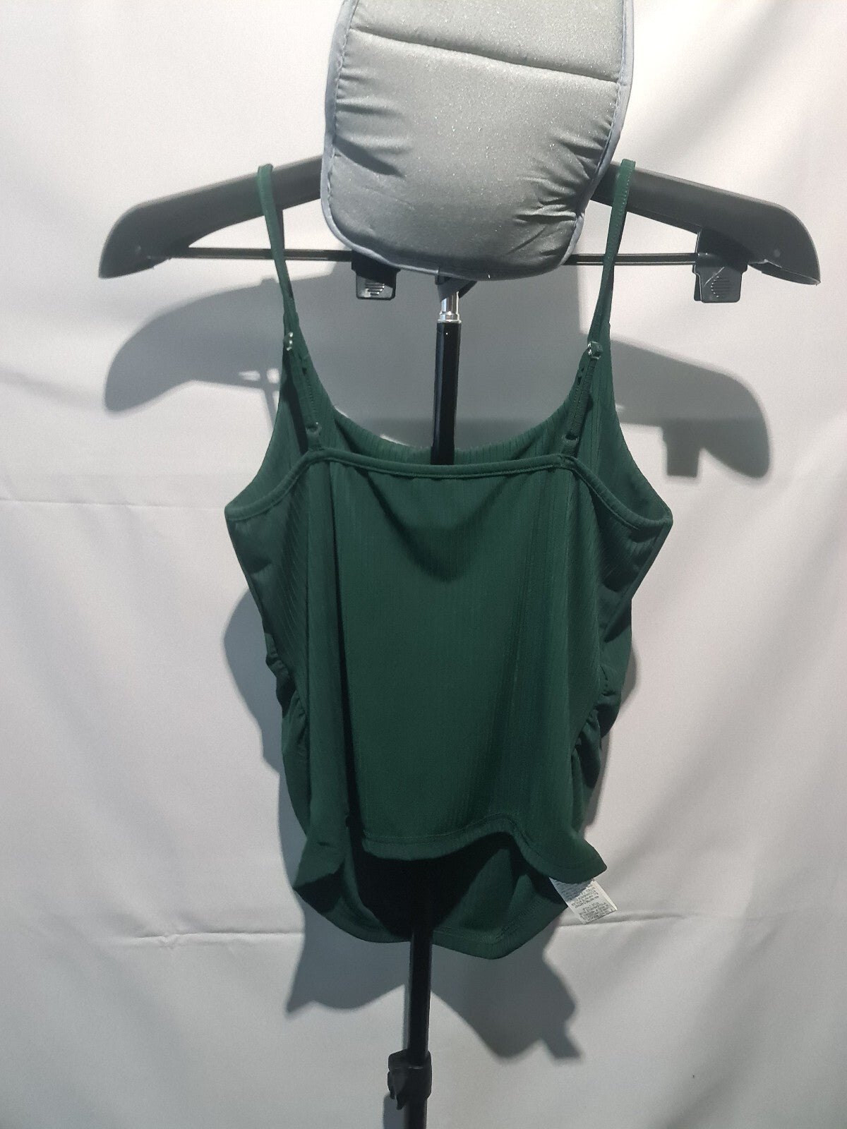 Dazy dark green strappy bodysuit