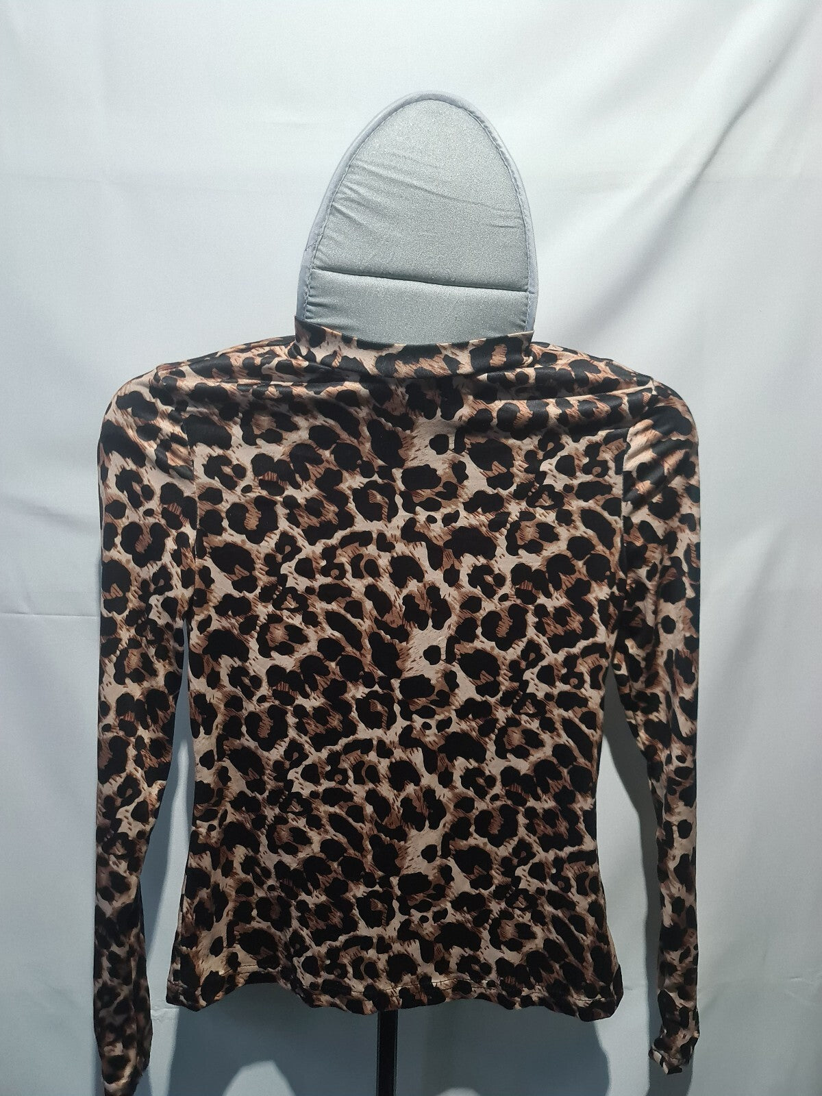 Shein leopard print long sleeve top