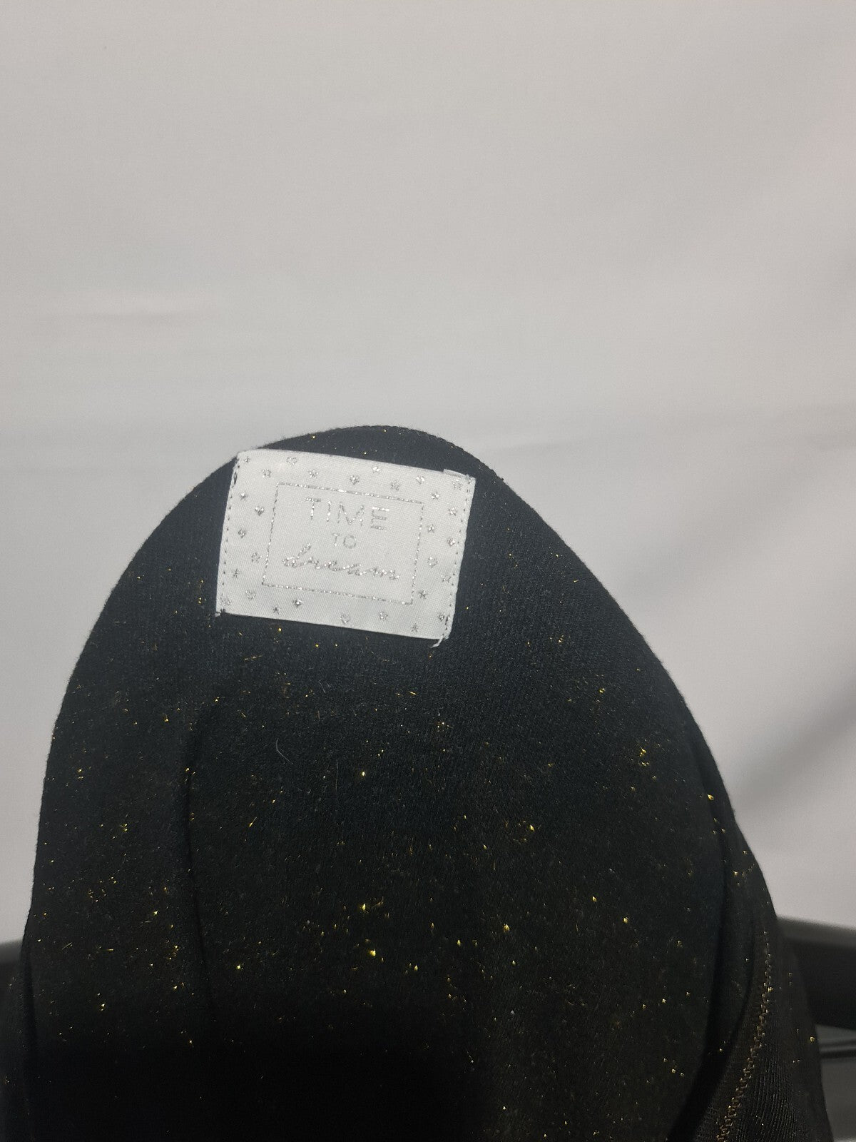 Black long sleeve sparkle top