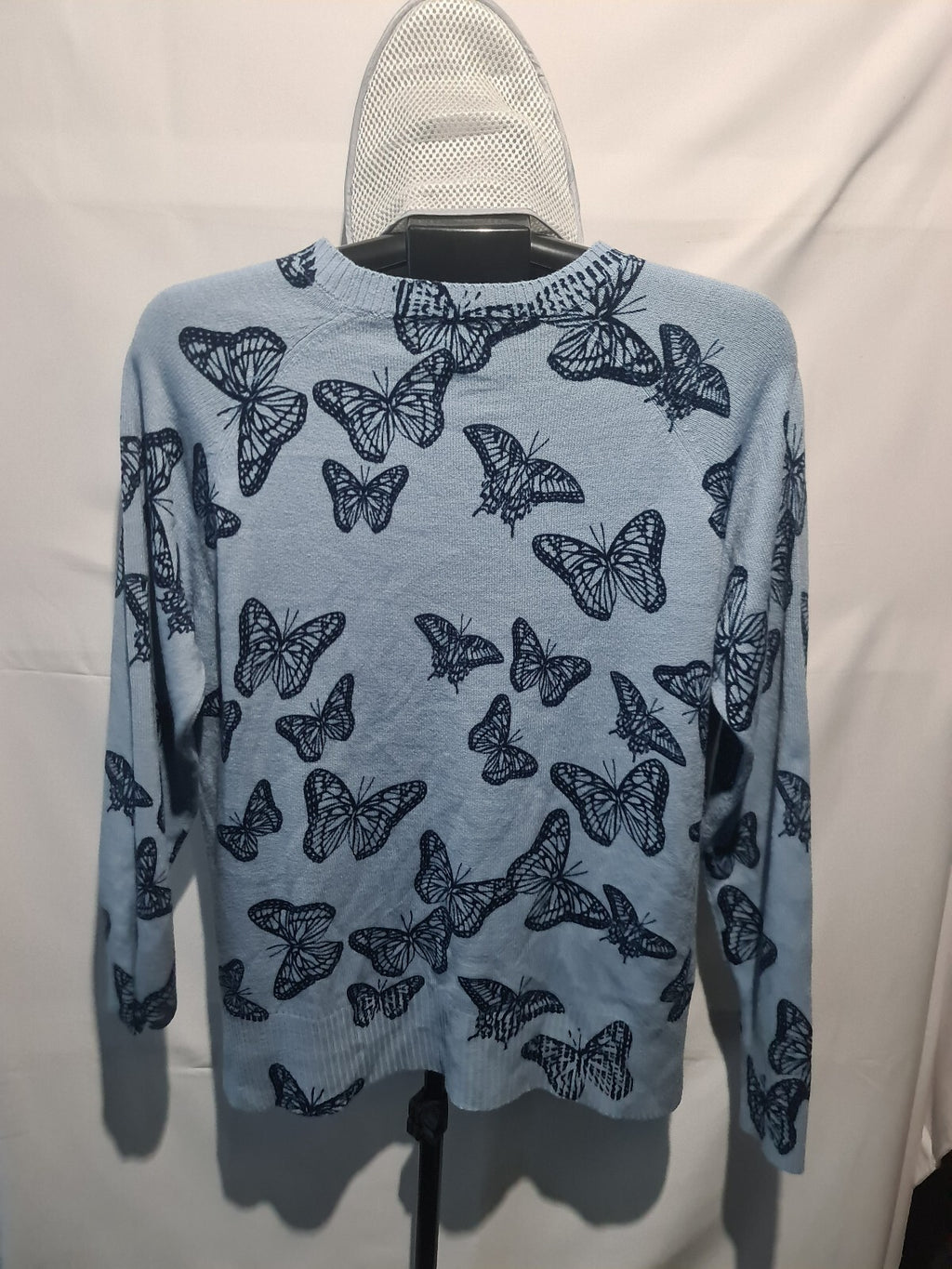 Papaya light blue butterfly sweater