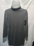 Gray long sleeve turtleneck tunic