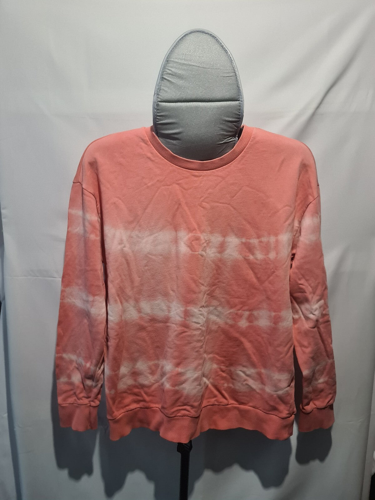 Coral tie dye sweatshirt