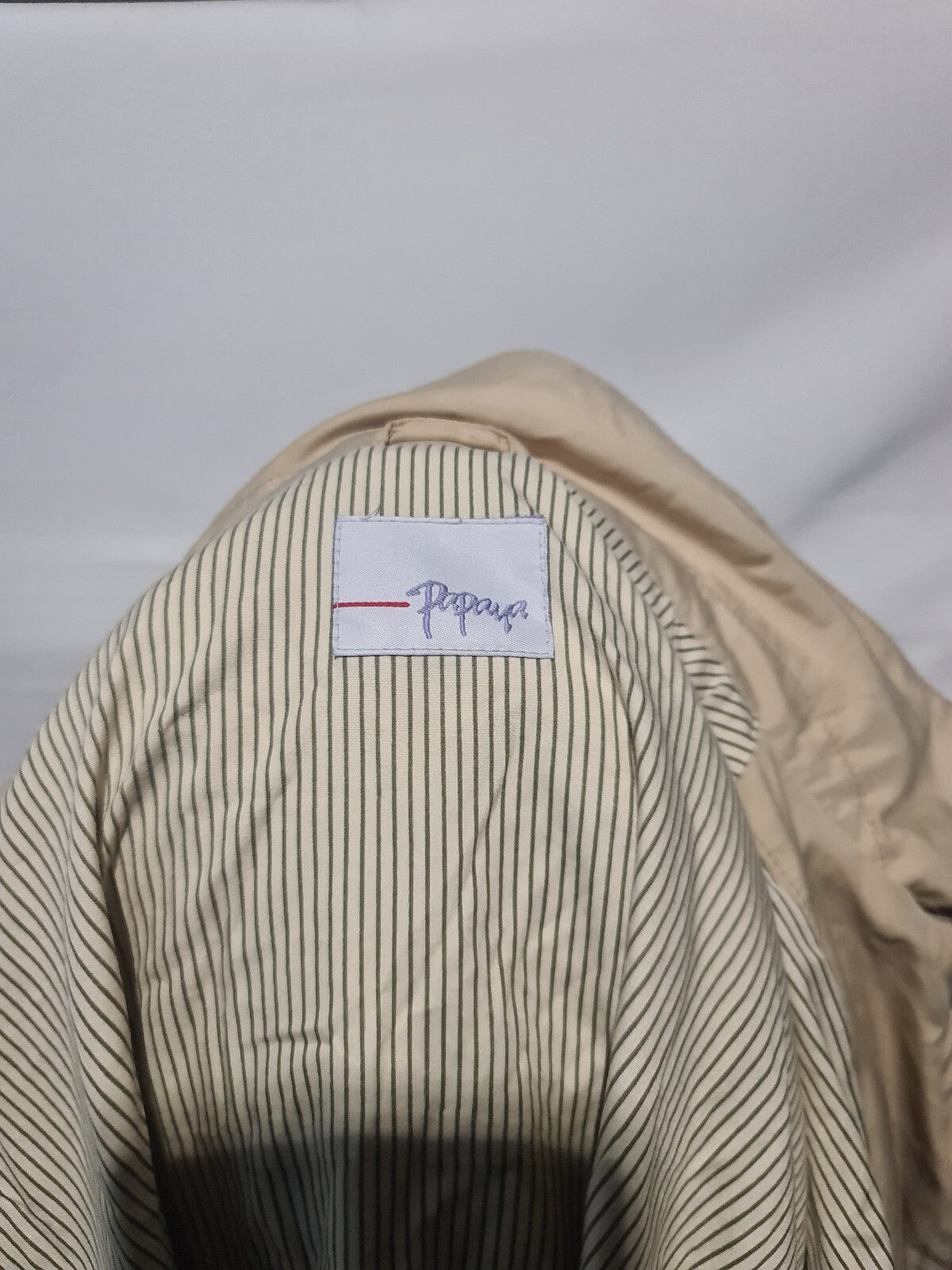 Beige hooded jacket