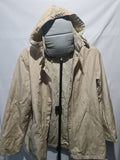 Beige hooded jacket