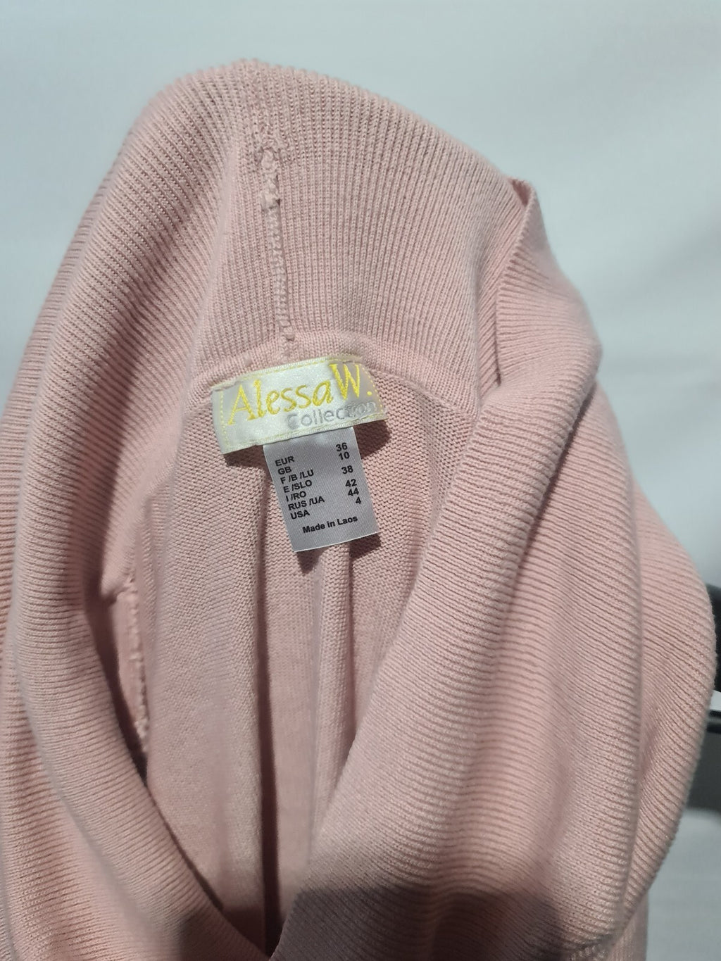 Lipsy pale pink cowl neck sweater