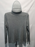 M&S gray long sleeve roll neck top