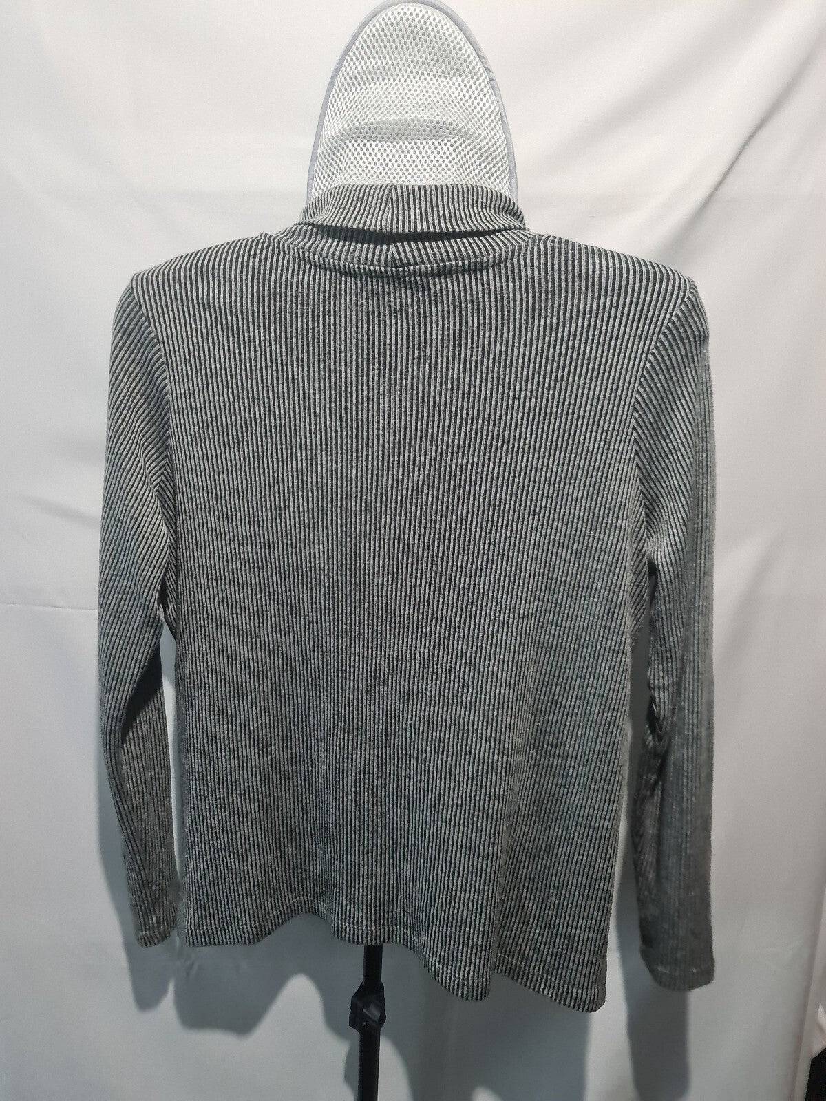 M&S gray long sleeve roll neck top