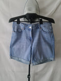 Papaya light blue denim shorts