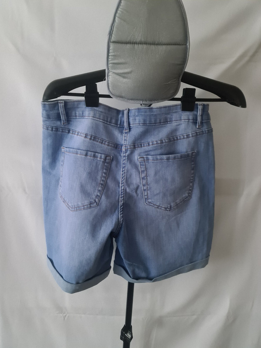 Papaya light blue denim shorts