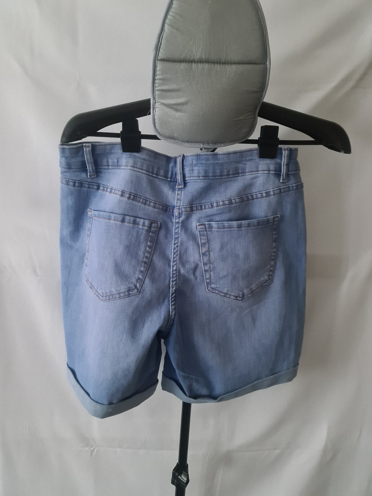 Papaya light blue denim shorts