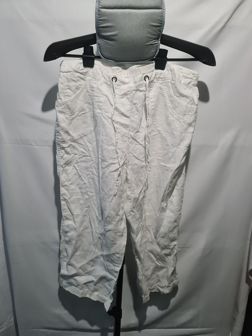 Mantaray white cropped trousers