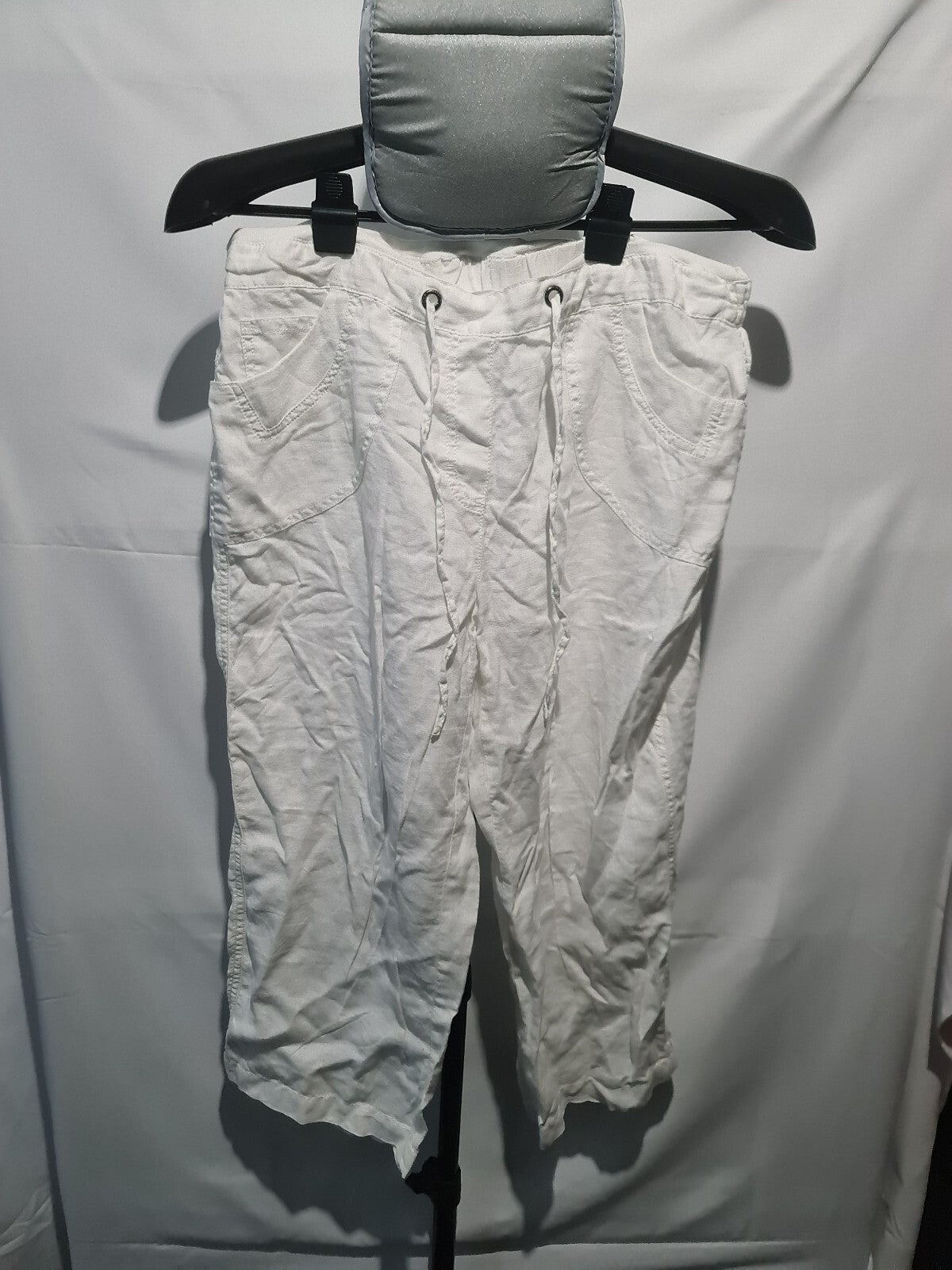 Mantaray white cropped trousers