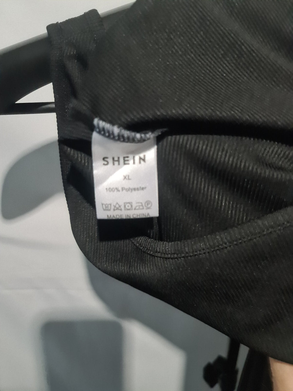 Shein black sleeveless jumpsuit
