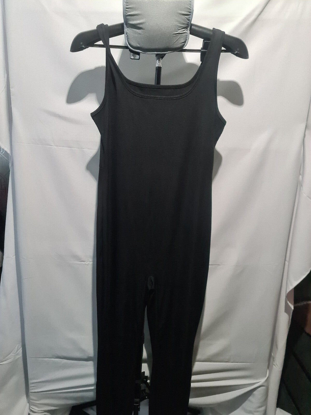 Shein black sleeveless jumpsuit