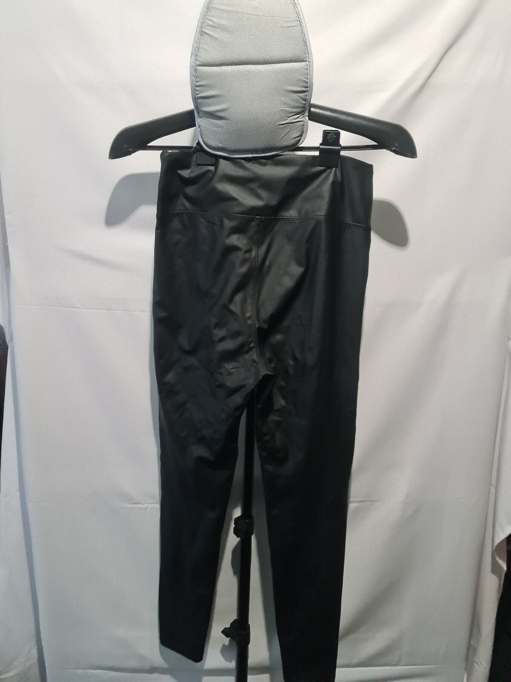 Quiz black faux leather leggings