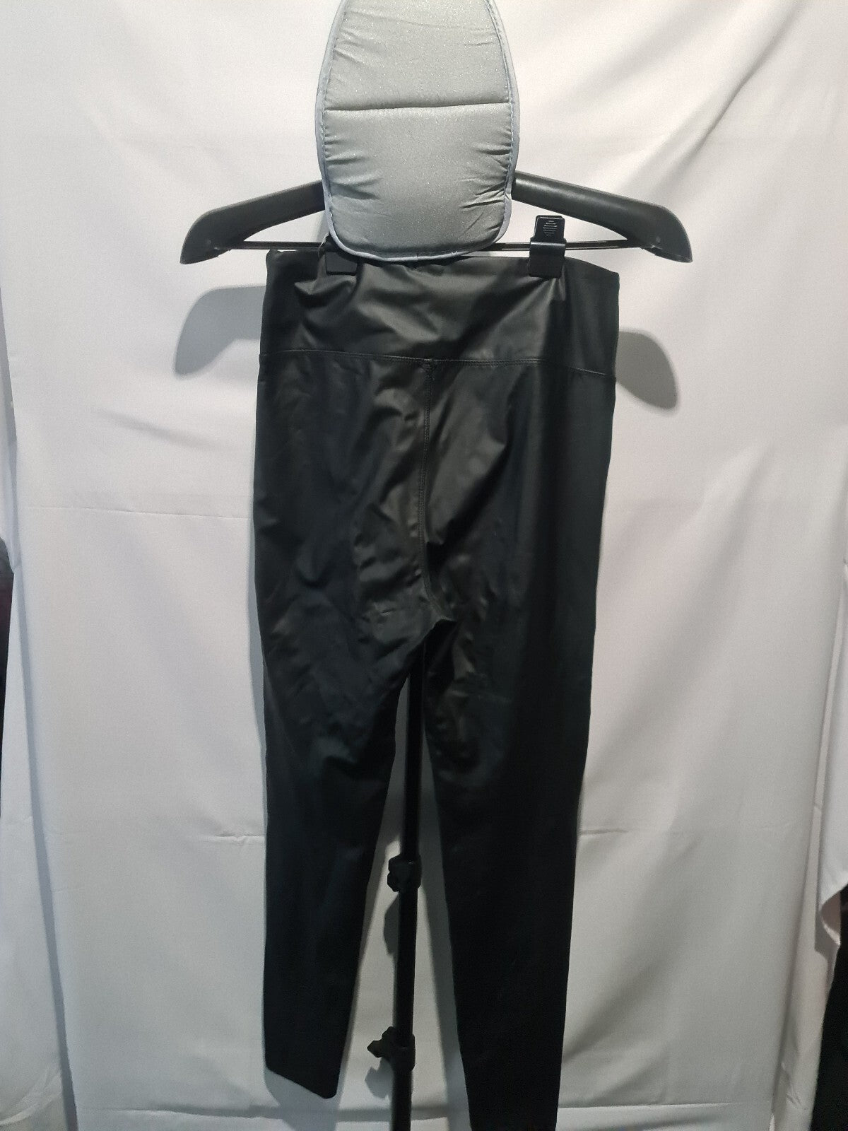 Quiz black faux leather leggings