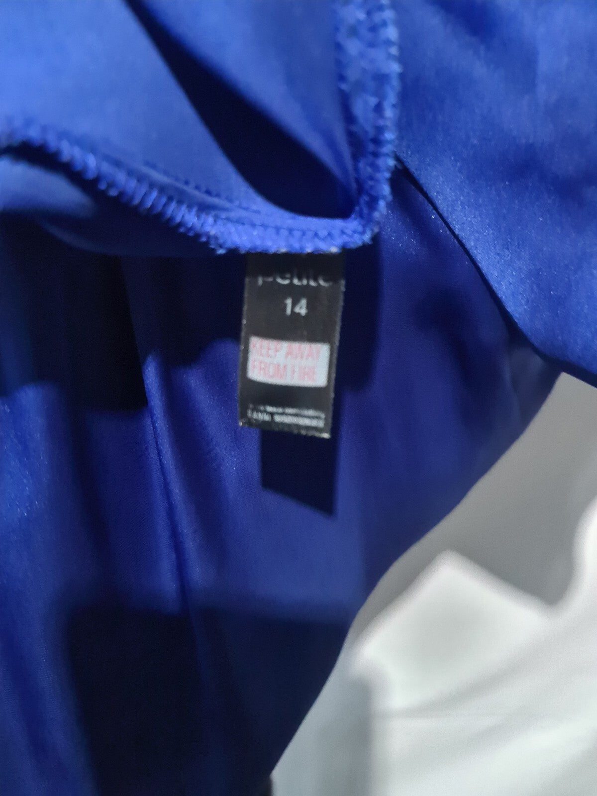 Blue short sleeve dress
