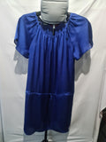 Blue short sleeve dress