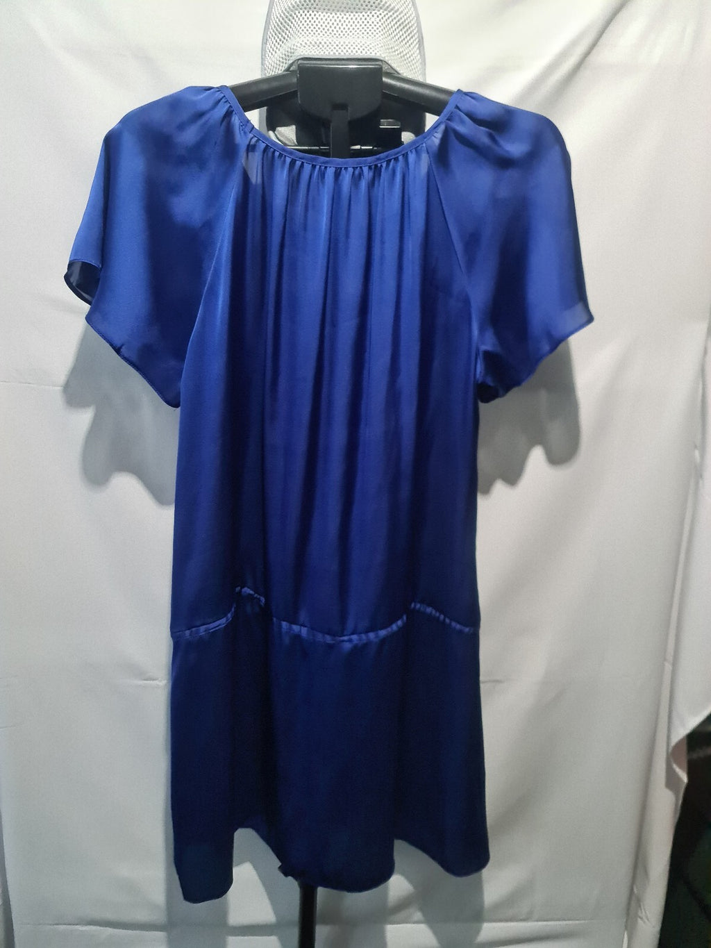 Blue short sleeve dress