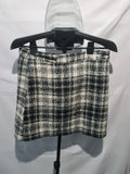 New Look black white plaid mini skirt