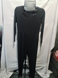 Boohoo black long sleeve jumpsuit